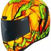 Full Face * | Icon Airform Trick Or Street Helmet Orange