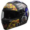 Full Face * | Bell Helmets Bell Qualifier Dlx Mips Devil May Care 2020 Helmet Matte Grey/Blue/Red