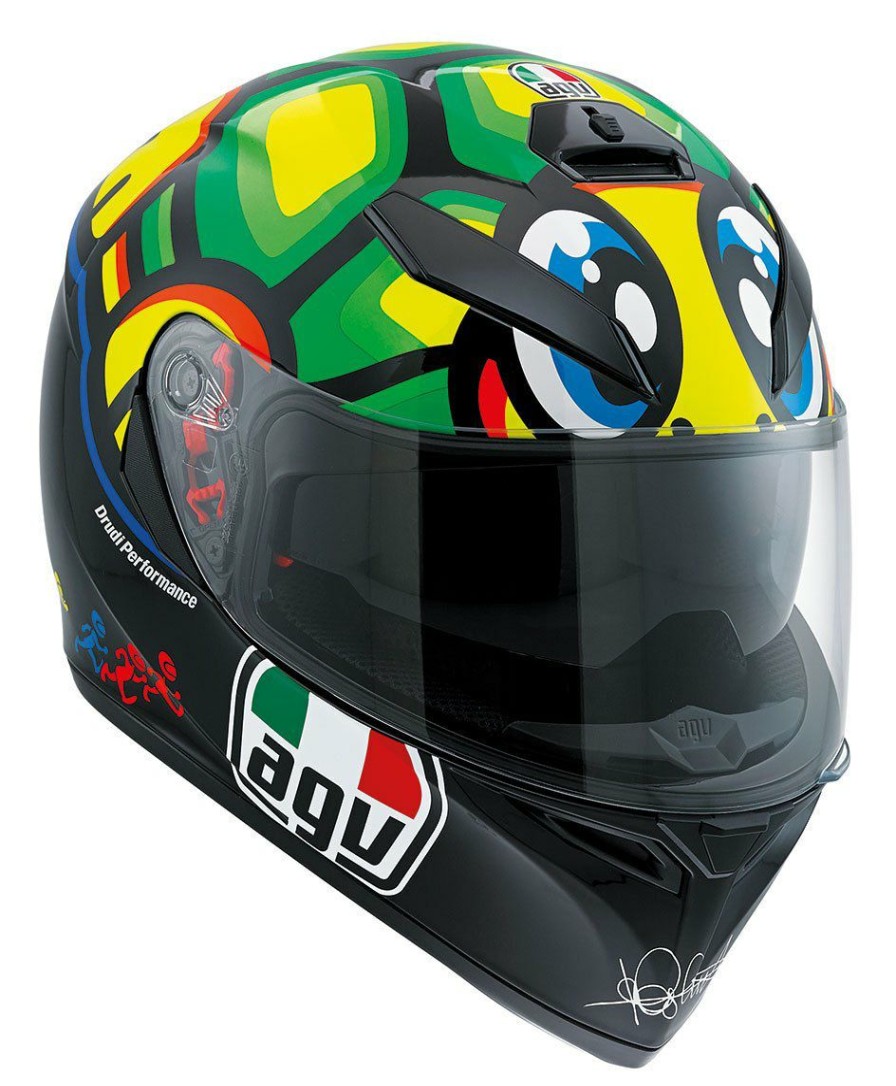 Full Face * | Agv Helmets Agv K3 Sv Tartaruga Helmet Black/Green