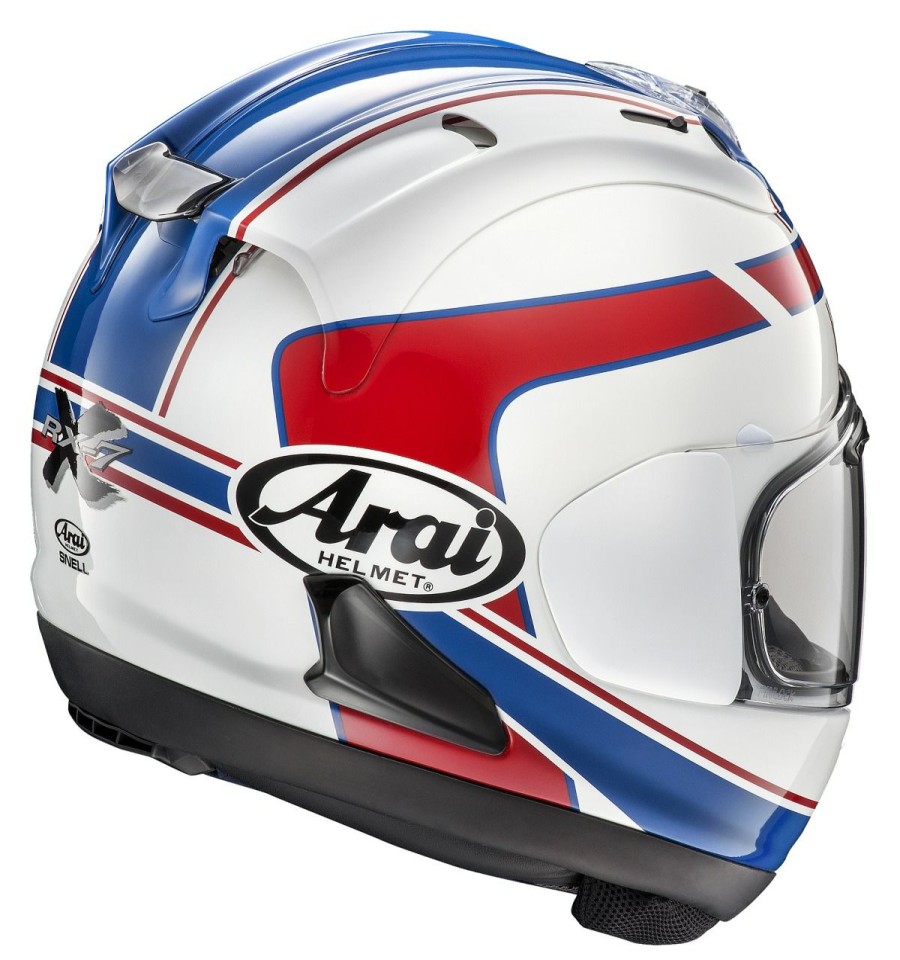 Full Face * | Arai Helmets Arai Corsair X Schwantz Helmet White/Red/Blue