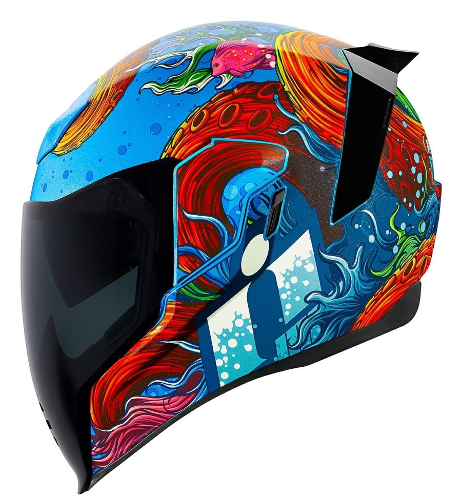 Full Face * | Icon Airflite Inky Helmet / Xl [Open Box] Blue