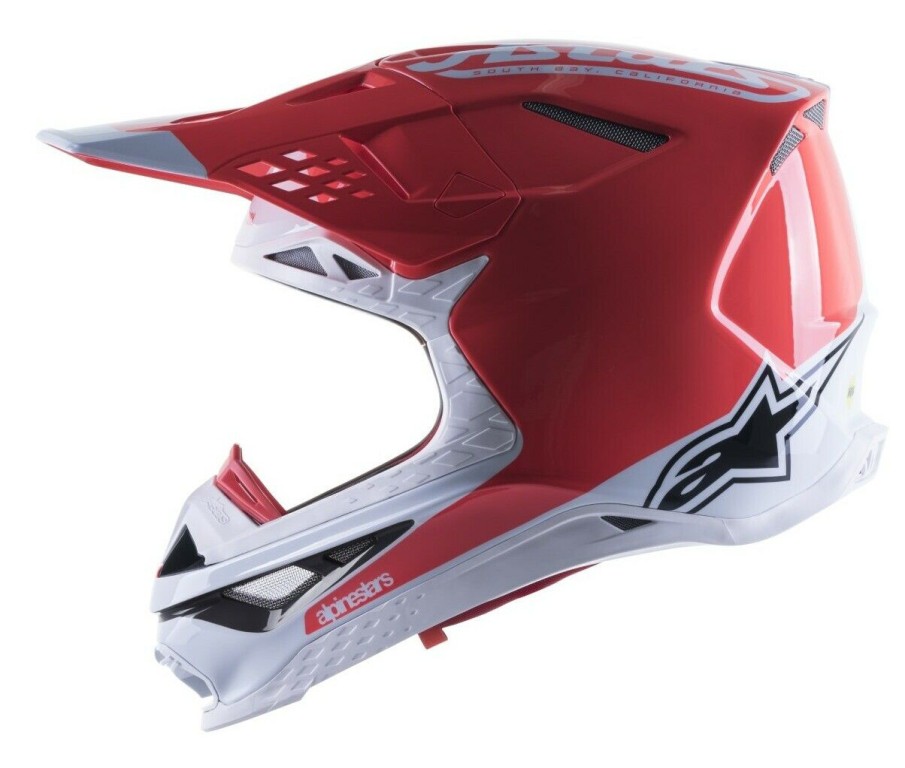 Dirt * | Alpinestars Supertech M10 Carbon Angel Le Helmet / Xs [Open Box] Black/Red