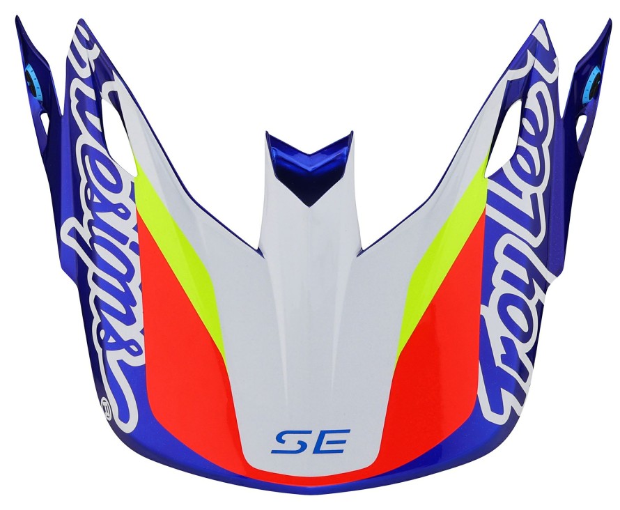 Dirt * | Troy Lee Designs Troy Lee Se5 Omega Helmet Visor Blue