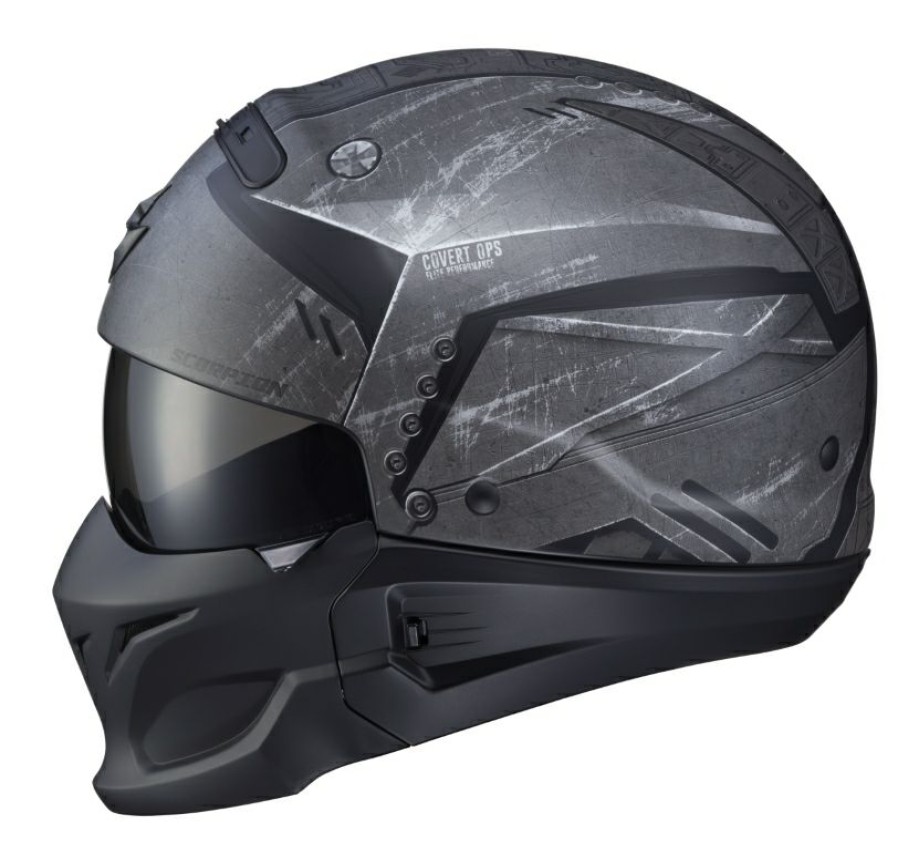 Open Face & 3/4 * | Scorpion Exo Covert Incursion Helmet Grey