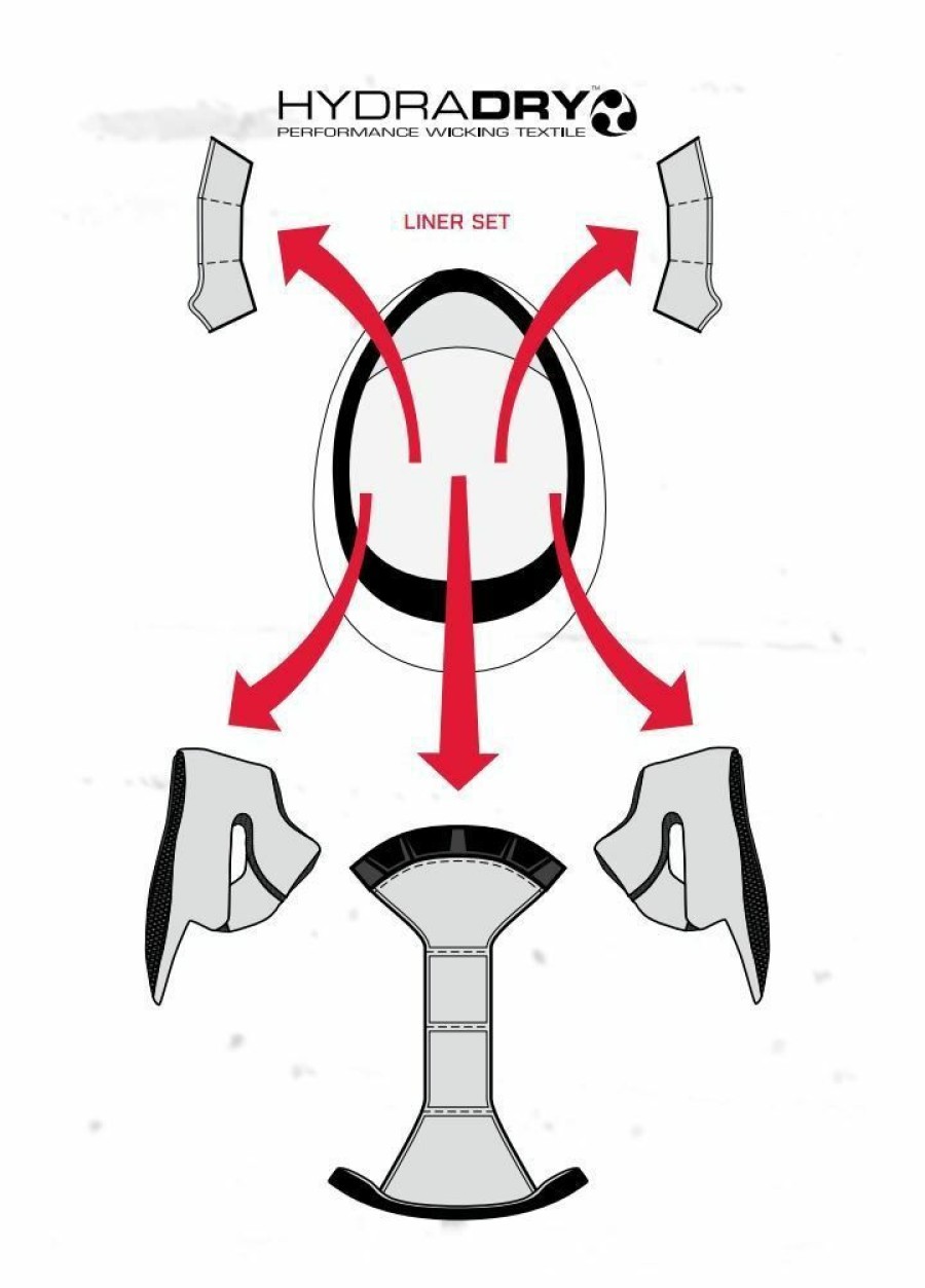 Helmet Accessories * | Icon Variant Pro Liner Set Xs Standard/Sm Tighter [Open Box]