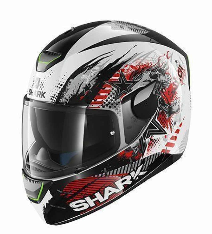 Full Face * | Shark Helmets Shark Skwal Switch Rider Helmet (Xs And Sm) Black/Red