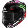 Full Face * | Shark Helmets Shark Spartan Gt Carbon Redding Helmet Carbon/Red/Green