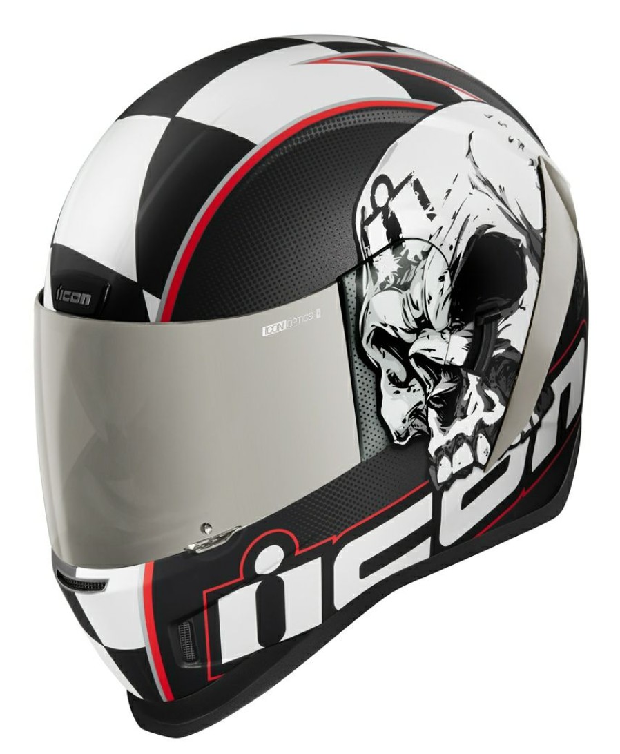 Full Face * | Icon Airform Death Or Glory Helmet Black