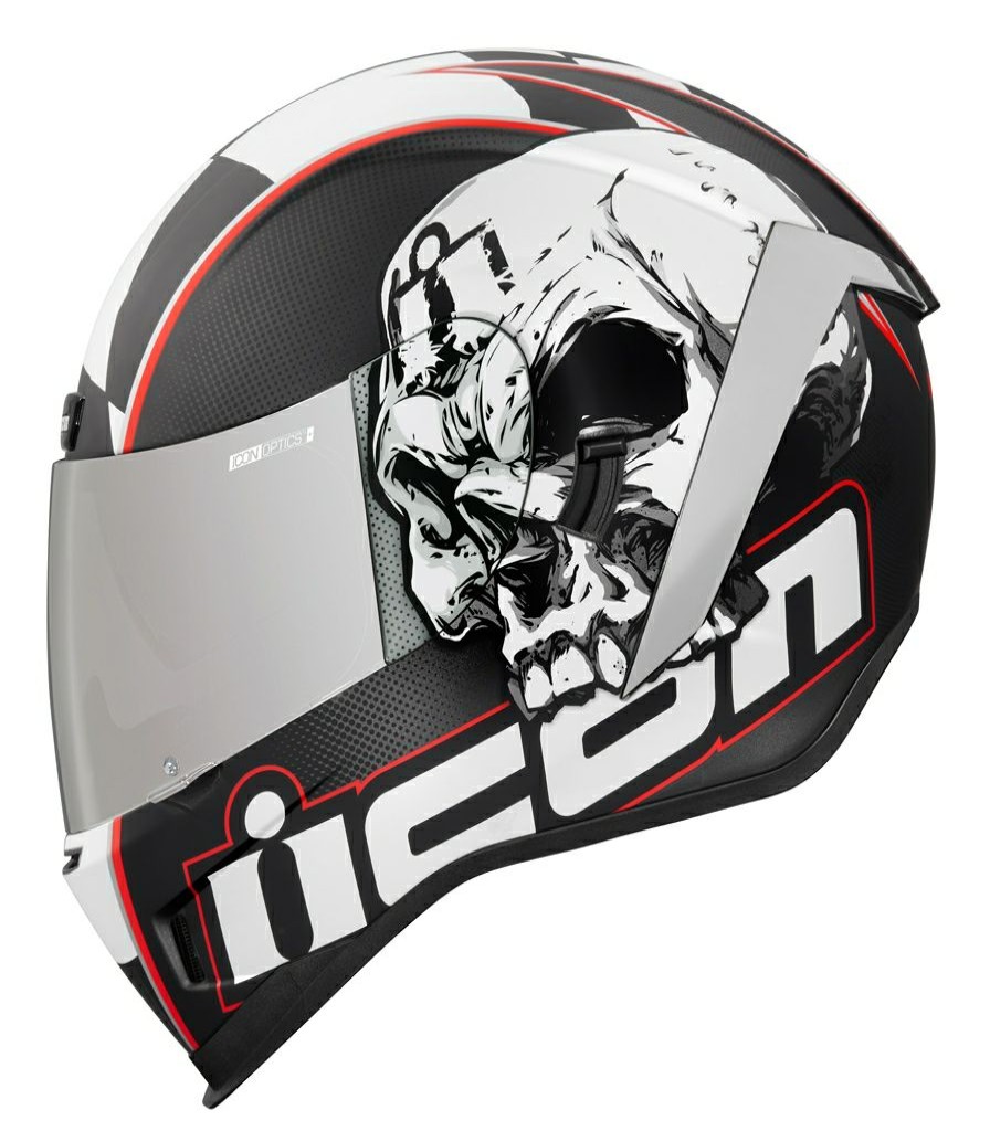 Full Face * | Icon Airform Death Or Glory Helmet Black