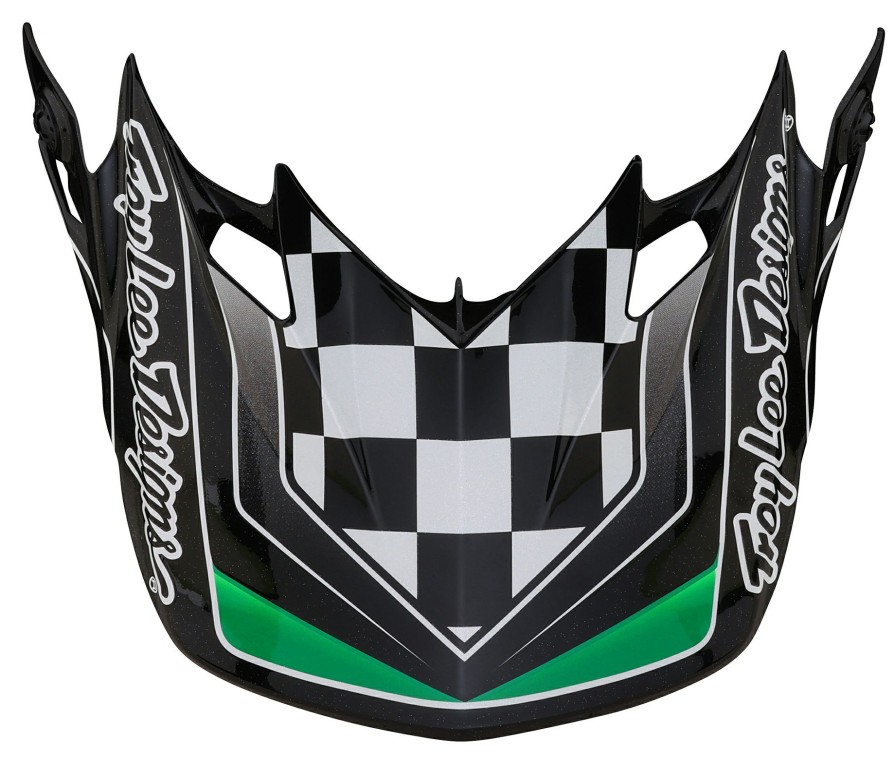 Dirt * | Troy Lee Designs Troy Lee Se4 Polyacrylite Carb Helmet Visor Green