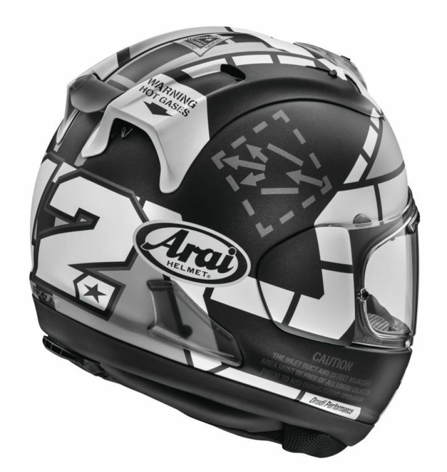 Full Face * | Arai Helmets Arai Corsair X Vinales 4 Helmet Black/Grey/White