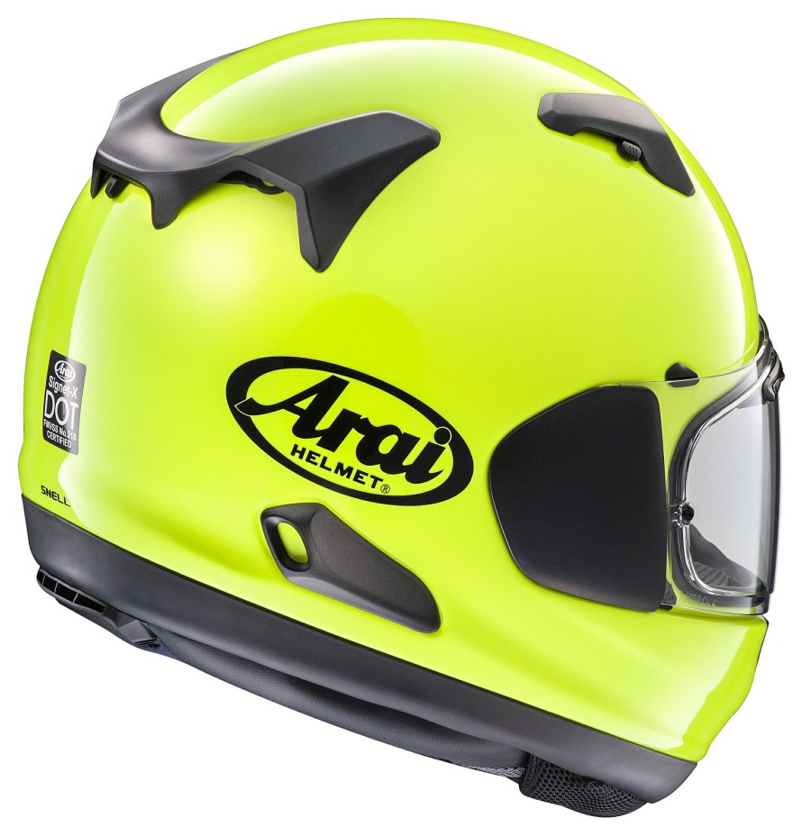 Full Face * | Arai Helmets Arai Signet-X Hi-Viz Helmet Fluo Yellow