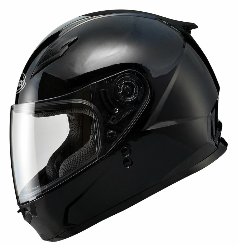 Full Face * | Gmax Helmets Gmax Youth Gm49Y Helmet Solid Black