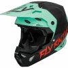 Dirt * | Fly Racing Dirt Fly Racing Youth Formula Cp S.E. Rave Helmet Black/Mint/Red