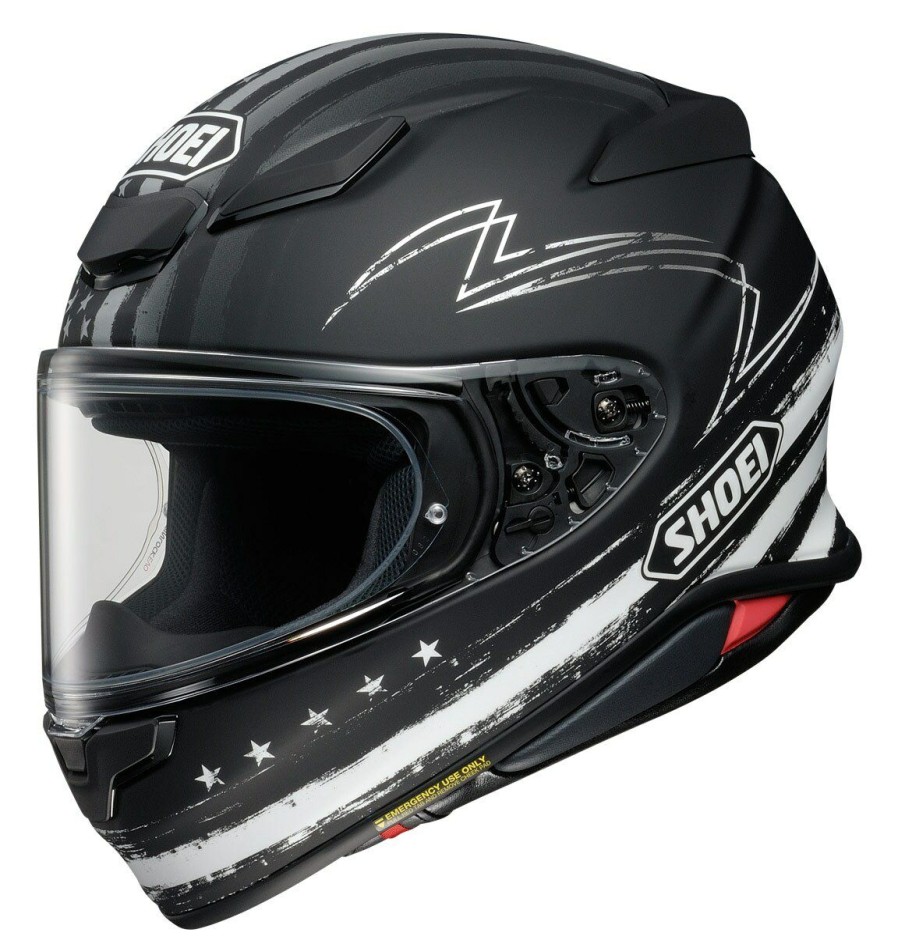 Full Face * | Shoei Helmets Shoei Rf-1400 Dedicated 2 Helmet Matte Black/White