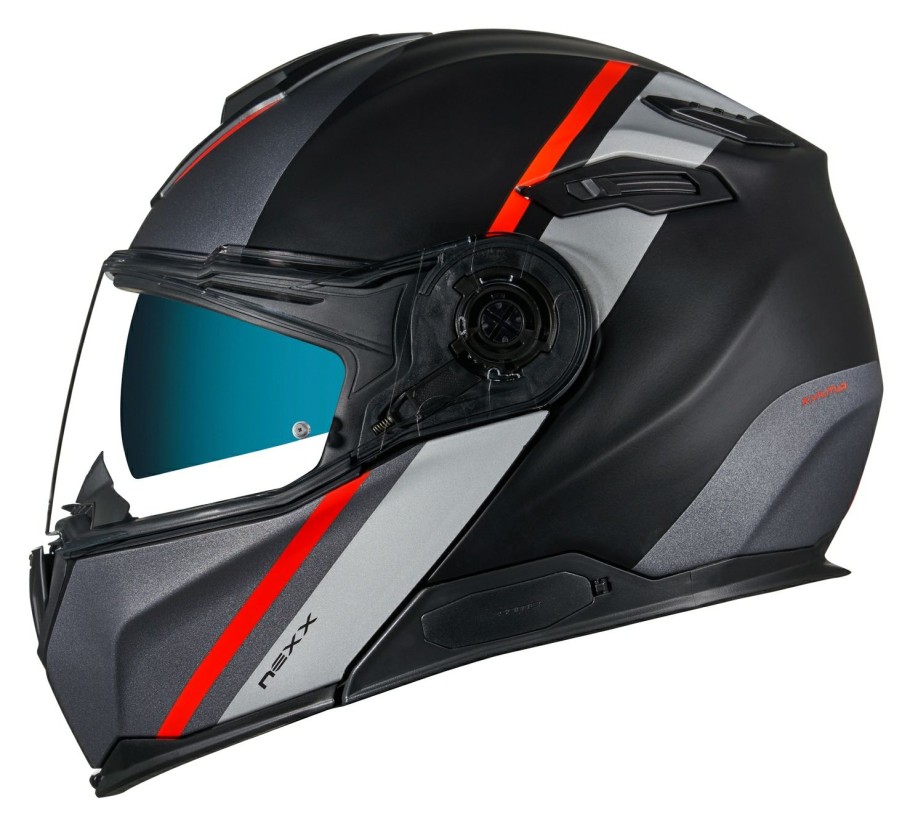 Modular * | Nexx Helmets Nexx X.Vilitur Stigen Helmet / Md [Open Box] Black/Red