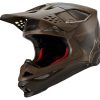 Dirt * | Alpinestars M10 Squad Le Helmet Brown/Gold