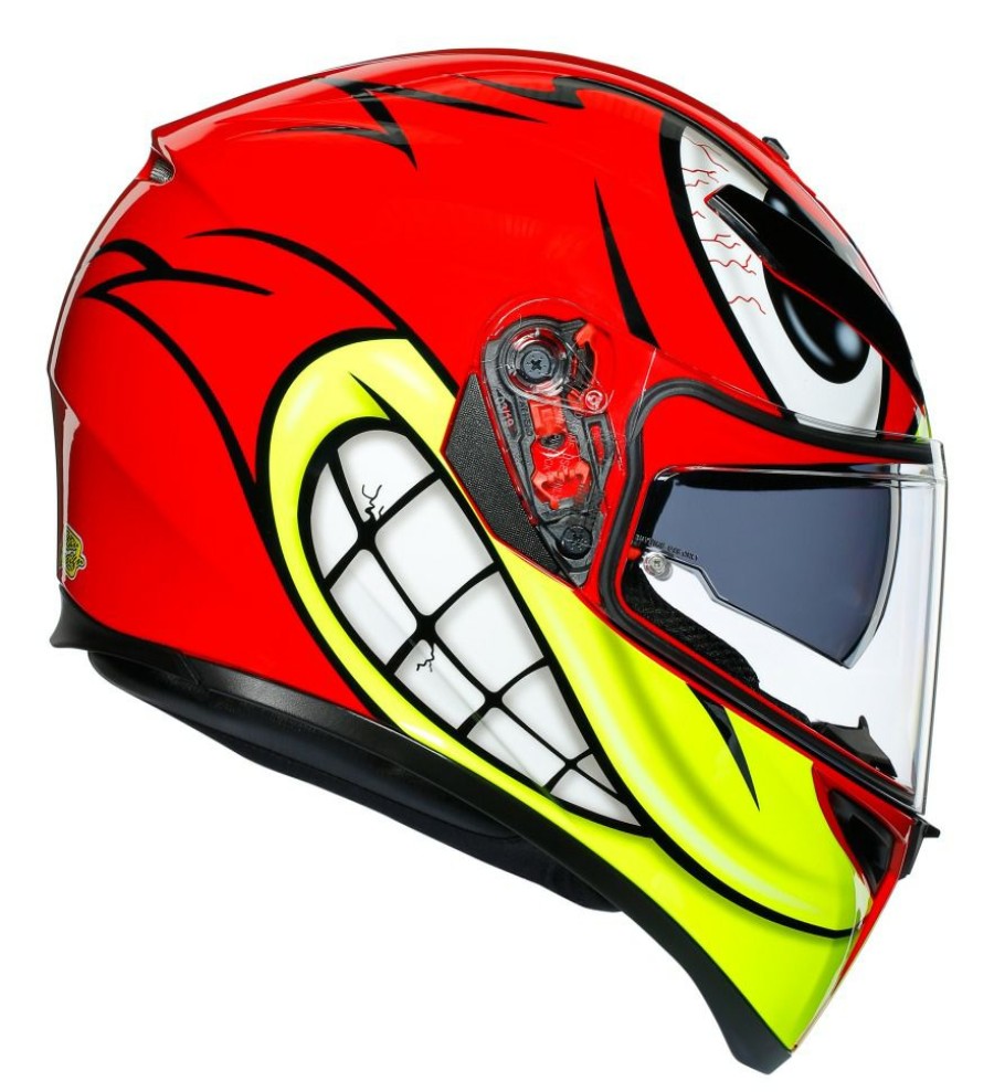 Full Face * | Agv Helmets Agv K3 Sv Birdy Helmet Red/Yellow