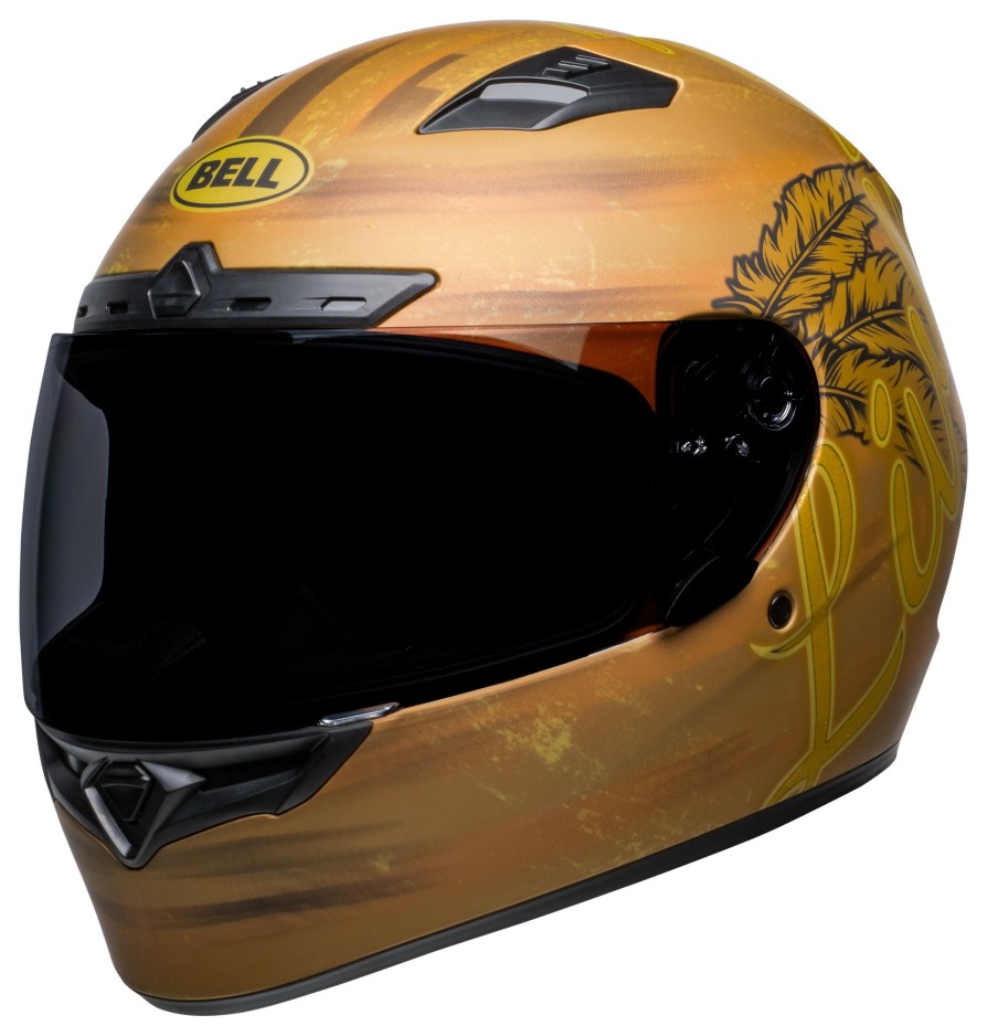 Full Face * | Bell Helmets Bell Qualifier Dlx Mips Hartluck Live Helmet Matte Gold