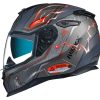 Full Face * | Nexx Helmets Nexx Sx100 Gigabot Helmet Grey/Red