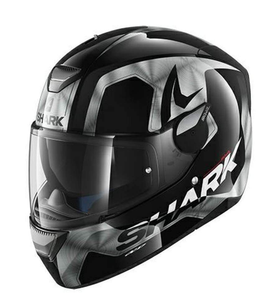 Full Face * | Shark Helmets Shark Skwal Trion Helmet (Xs And Sm) Black/Chrome