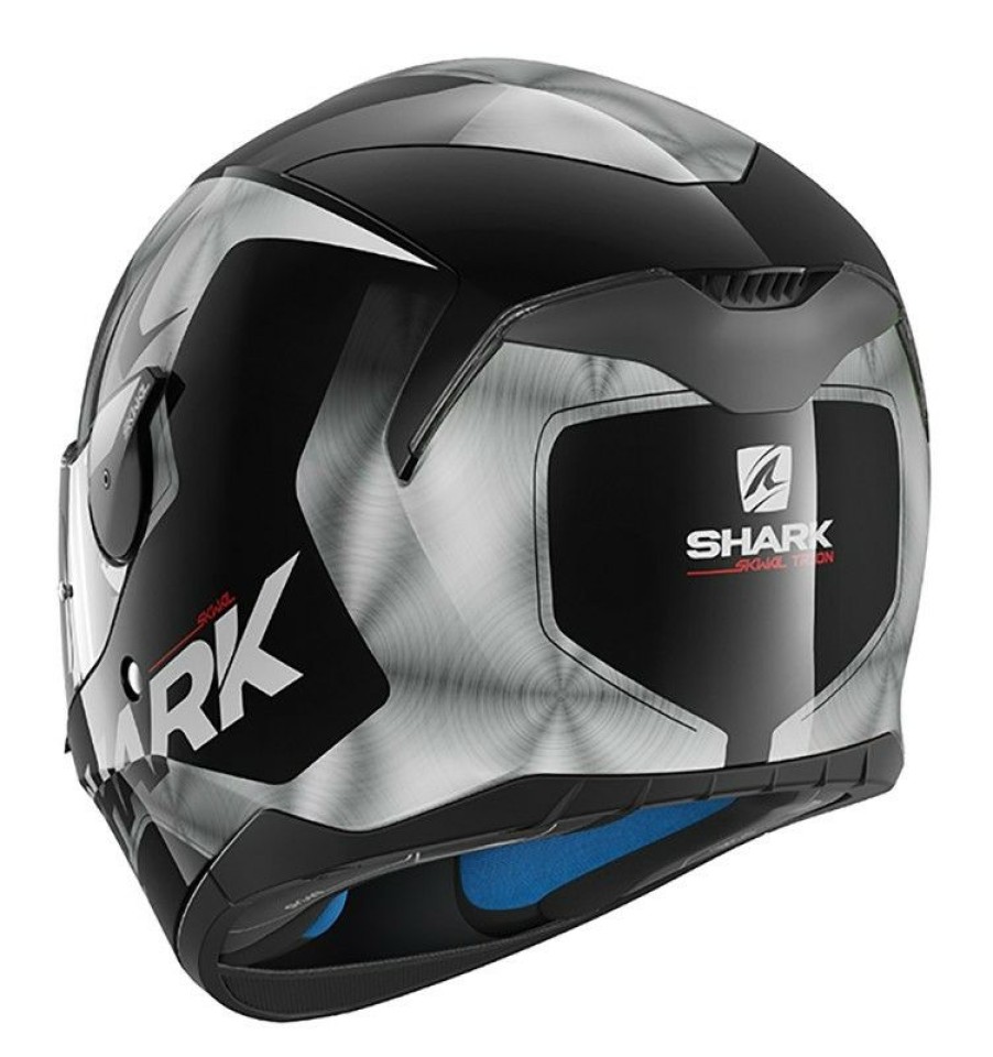 Full Face * | Shark Helmets Shark Skwal Trion Helmet (Xs And Sm) Black/Chrome