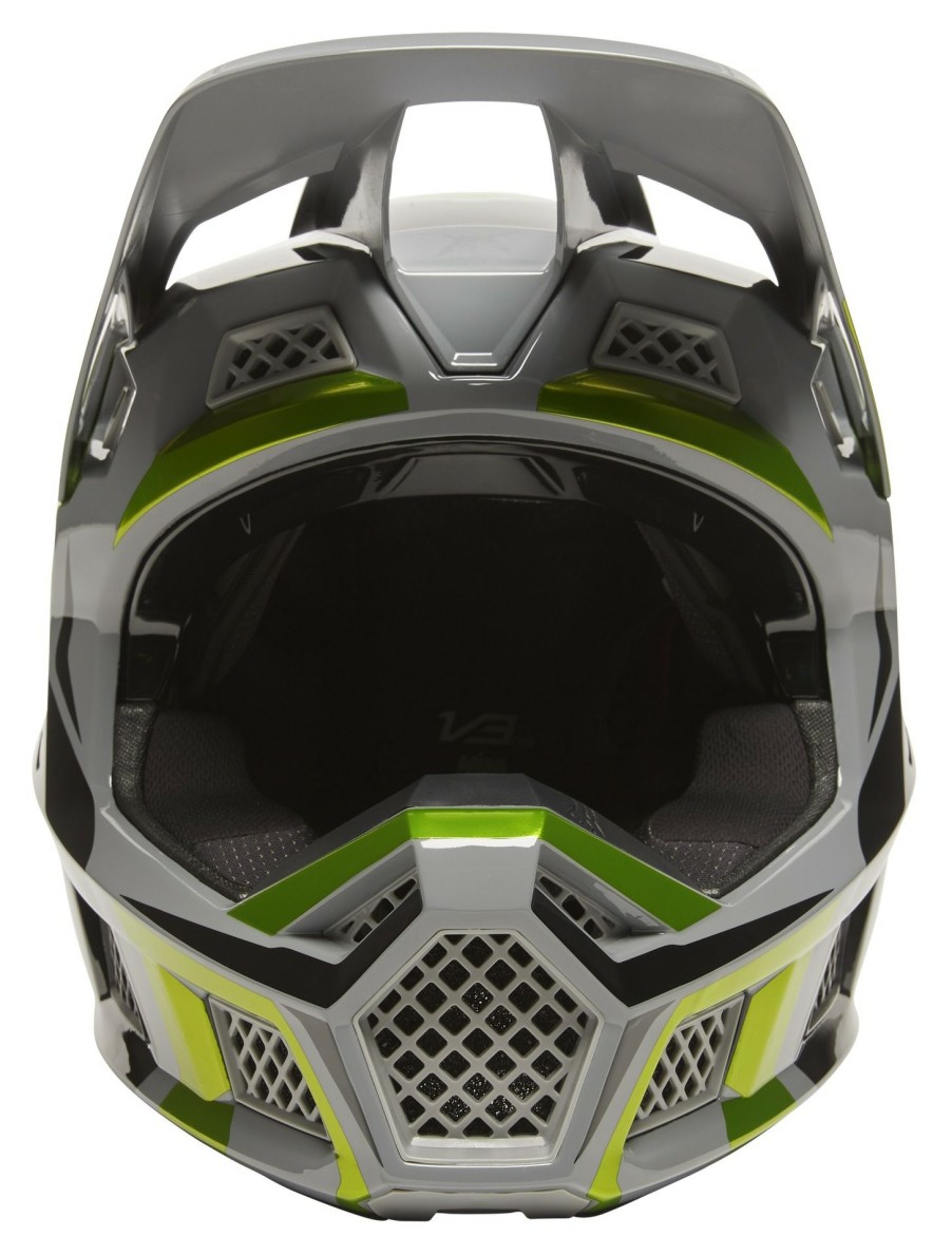 Dirt * | Fox Racing V3 Rs Mirer Helmet / Md [Open Box] Fluorescent Yellow