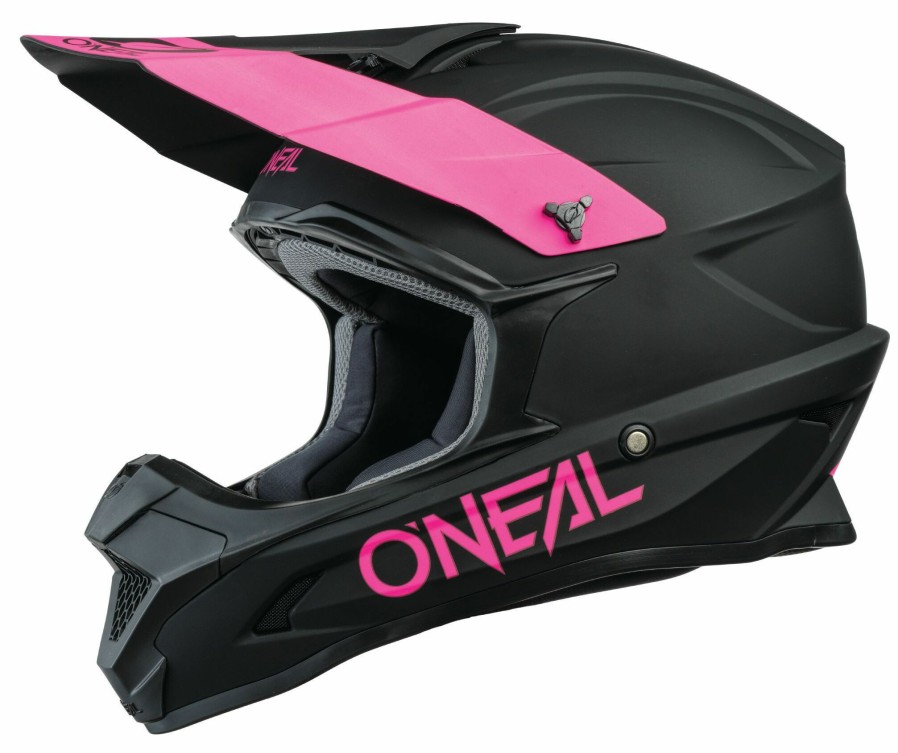 Dirt * | O'Neal 1 Series Women'S Helmet Solid Black/Pink