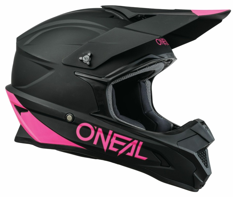 Dirt * | O'Neal 1 Series Women'S Helmet Solid Black/Pink