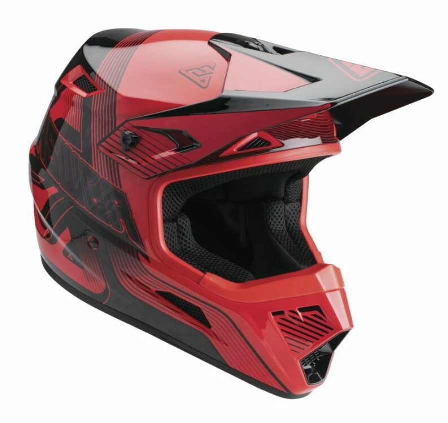 Dirt * | Answer Ar1 Vendetta Helmet / Lg [Blemished Very Good] Red/Black