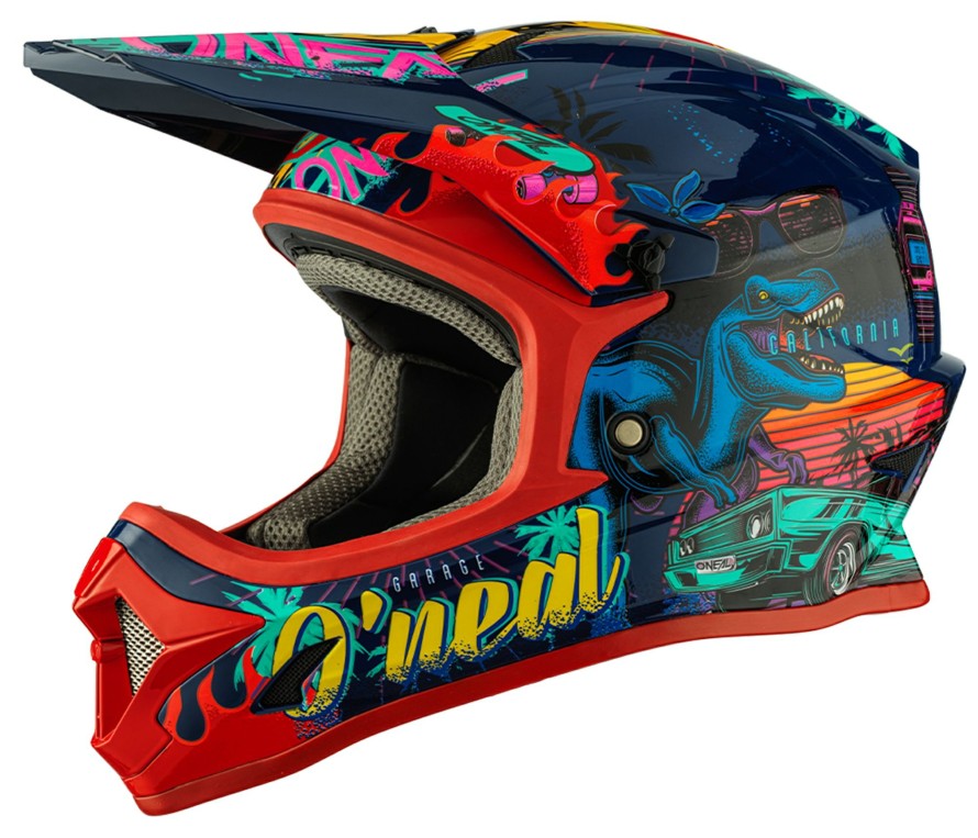 Dirt * | O'Neal Youth 1 Series Rex Helmet Multi