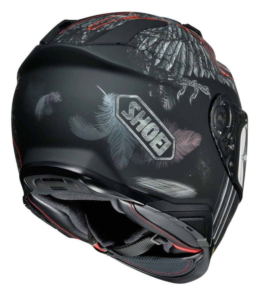 Full Face * | Shoei Helmets Shoei Gt-Air Ii Ubiquity Helmet Black/Silver/Red