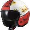 Open Face & 3/4 * | Ls2 Helmets Ls2 Spitfire Rust Helmet Red