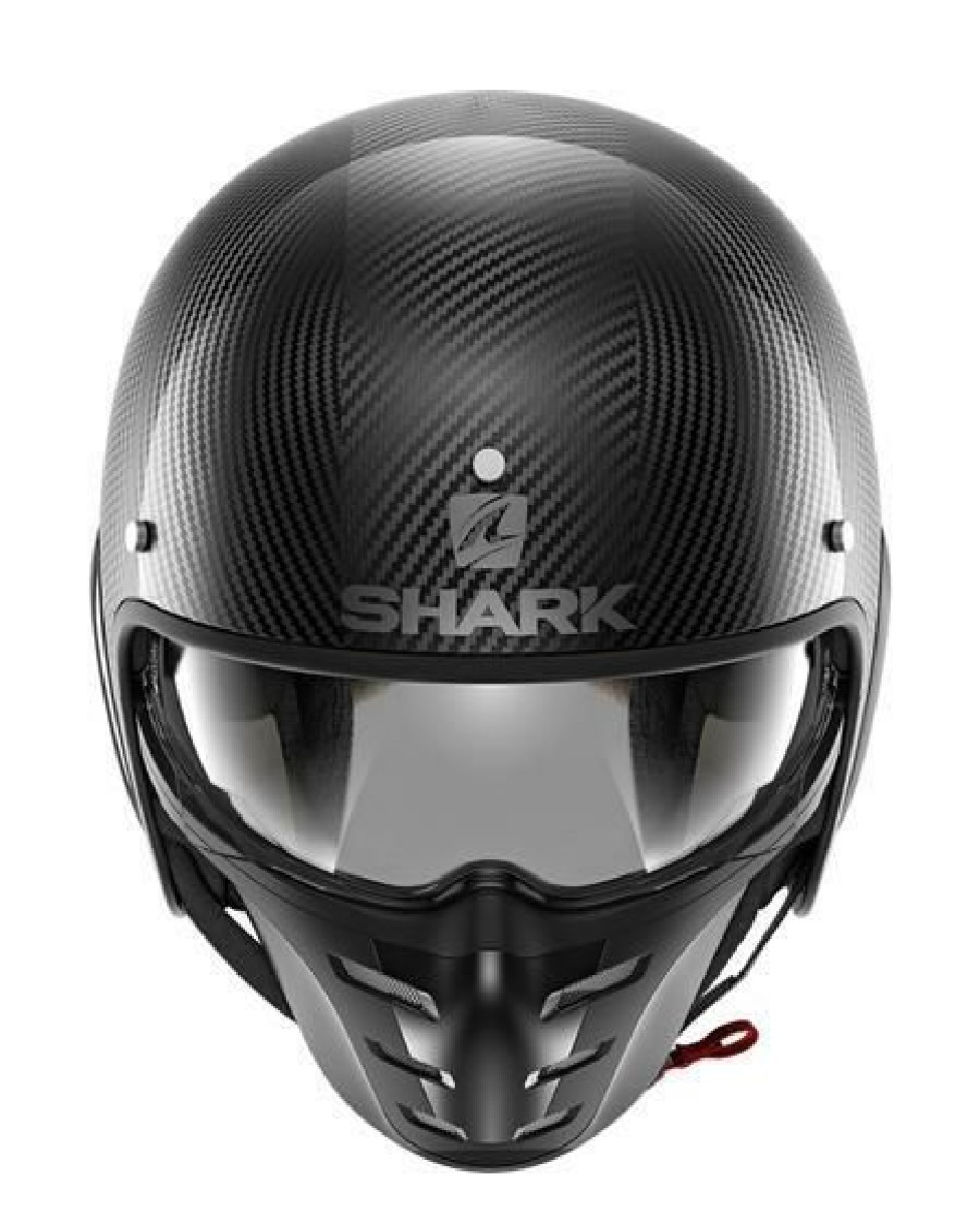 Open Face & 3/4 * | Shark Helmets Shark S-Drak 2 Carbon Helmet Silver/Black