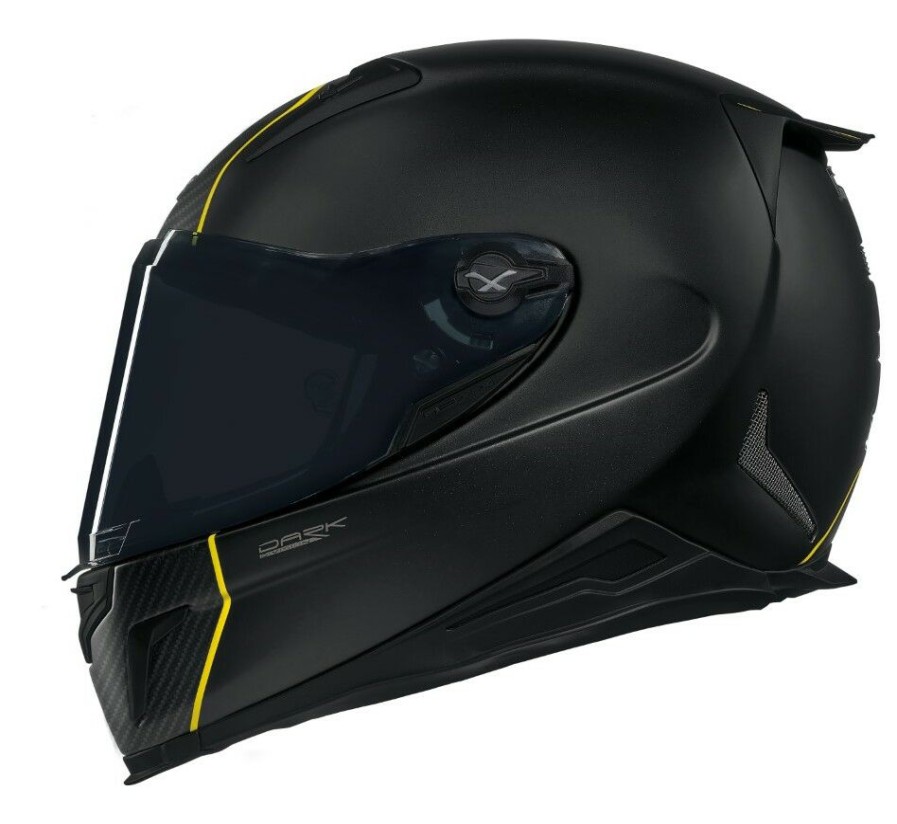 Full Face * | Nexx Helmets Nexx Xr2 Dark Division Carbon Helmet Black/Gold