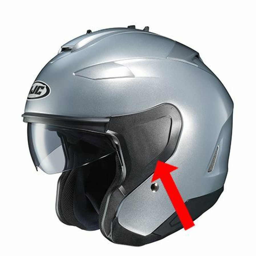 Helmet Accessories * | Hjc Helmets Hjc Is-33 Ii Helmet Side Caps Black