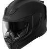 Full Face * | Icon Airflite Rubatone Helmet Black