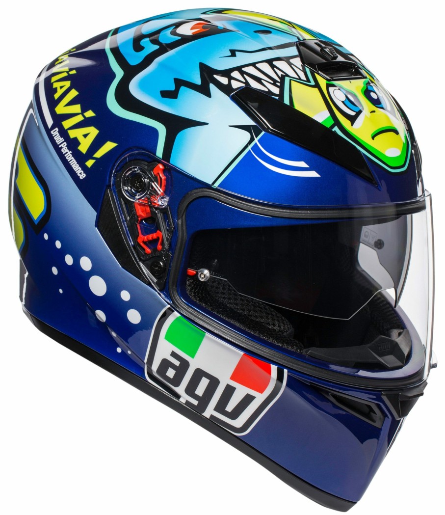 Full Face * | Agv Helmets Agv K3 Sv Rossi Misano 2015 Helmet