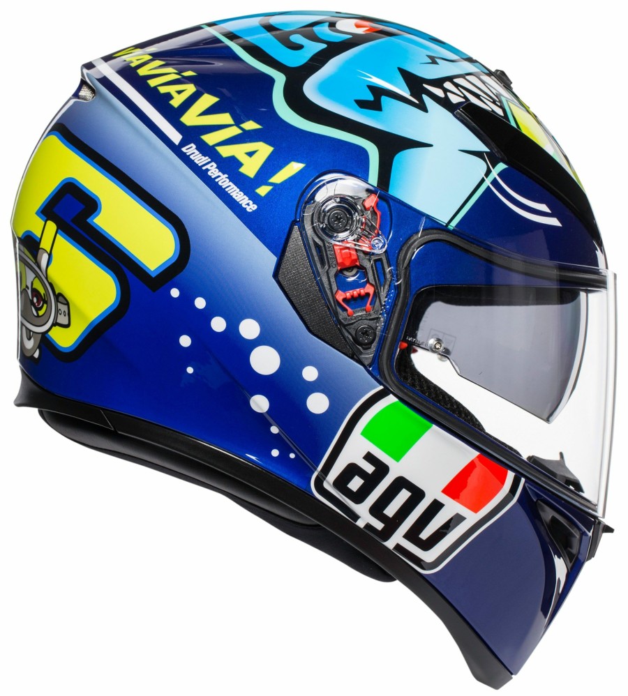 Full Face * | Agv Helmets Agv K3 Sv Rossi Misano 2015 Helmet