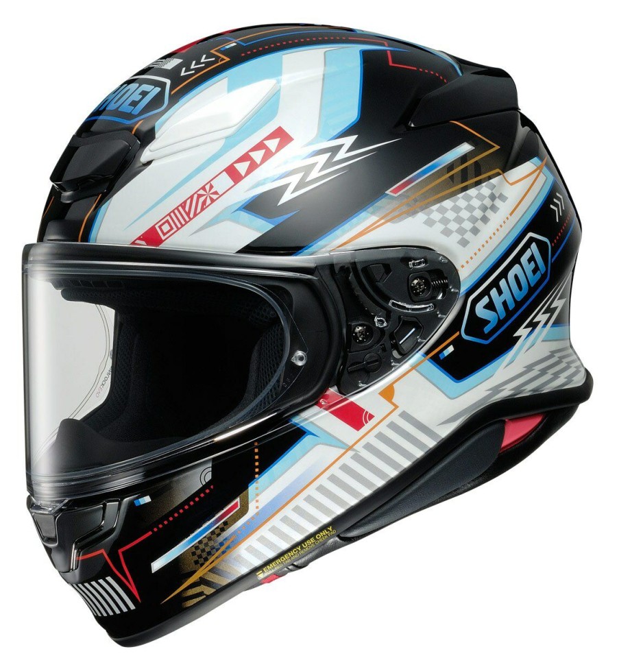 Full Face * | Shoei Helmets Shoei Rf-1400 Arcane Helmet Blue