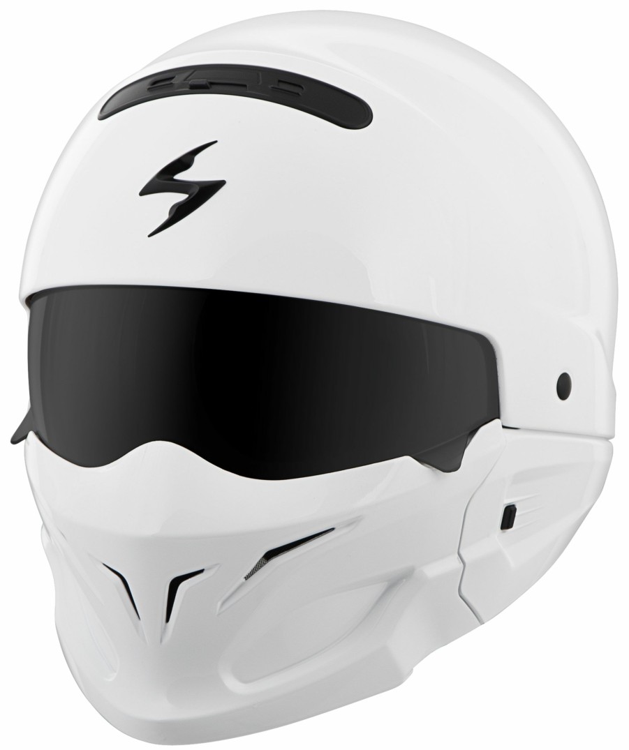 Open Face & 3/4 * | Scorpion Exo Covert Helmet / Sm [Open Box] White