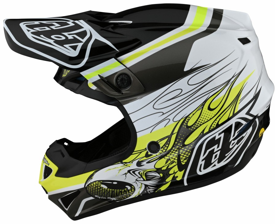 Dirt * | Troy Lee Designs Troy Lee Youth Se4 Polyacrylite Mips Skooly Helmet