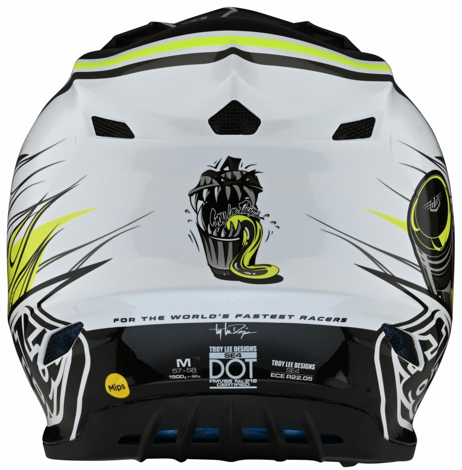 Dirt * | Troy Lee Designs Troy Lee Youth Se4 Polyacrylite Mips Skooly Helmet