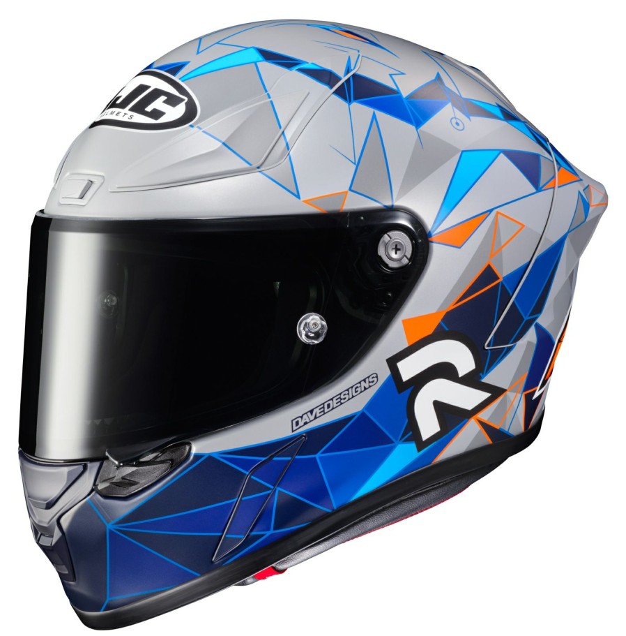 Full Face * | Hjc Helmets Hjc Rpha 1N Espargaro Helmet Silver/Blue/Orange