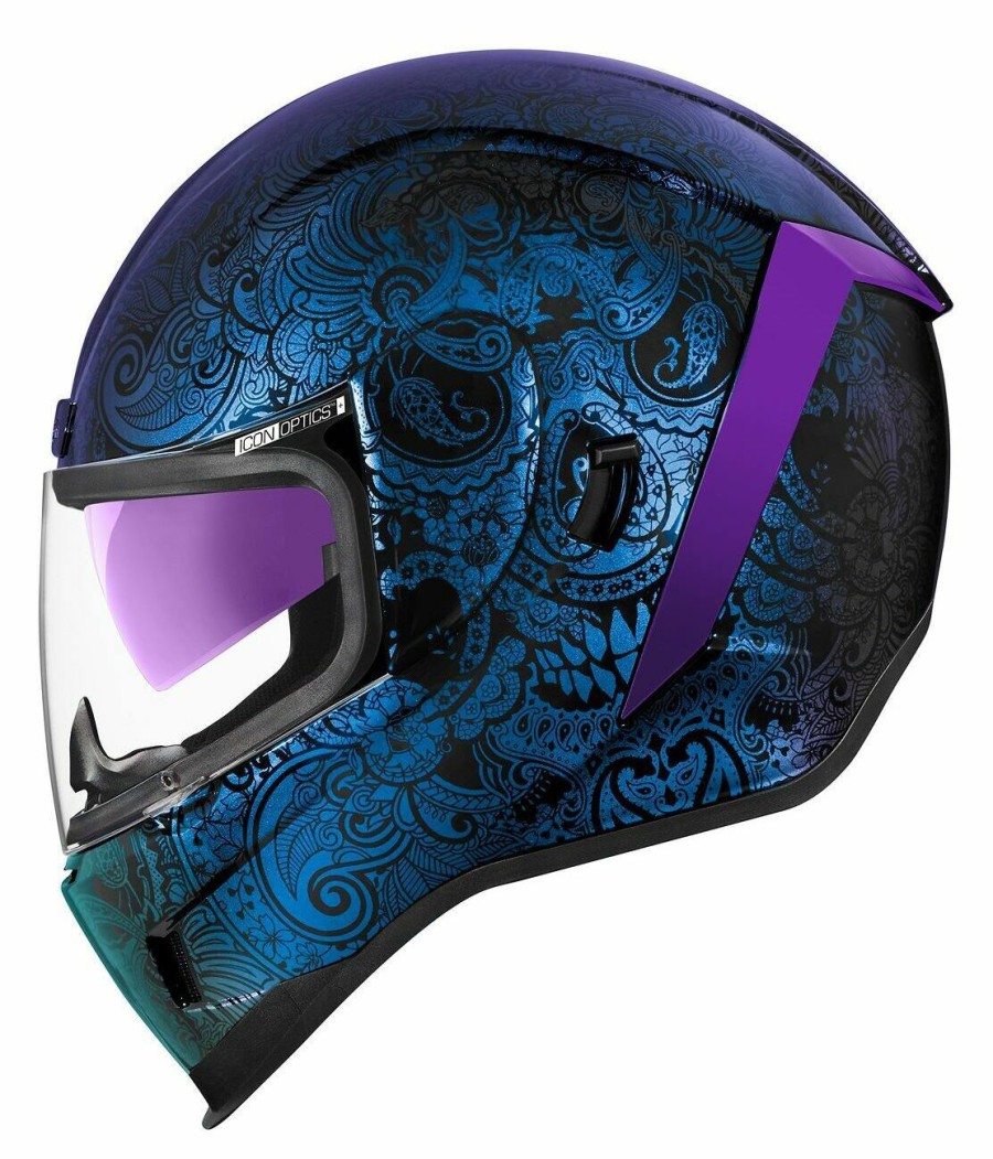 Full Face * | Icon Airform Chantilly Opal Helmet / Lg [Blemished Acceptable] Blue