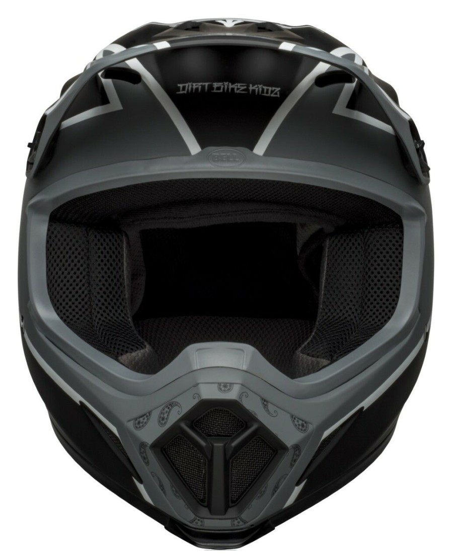 Dirt * | Bell Helmets Bell Mx-9 Mips Twitch Helmet Black/Grey/White