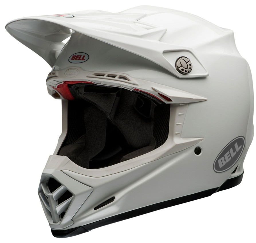 Dirt * | Bell Helmets Bell Moto-9 Carbon Flex Helmet White