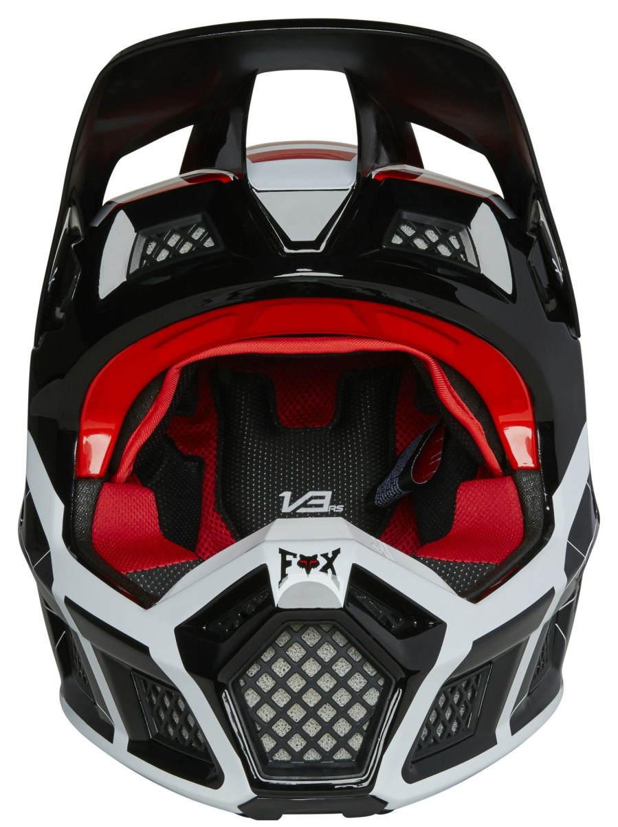 Dirt * | Fox Racing V3 Rs Celz Helmet Red/Black/White