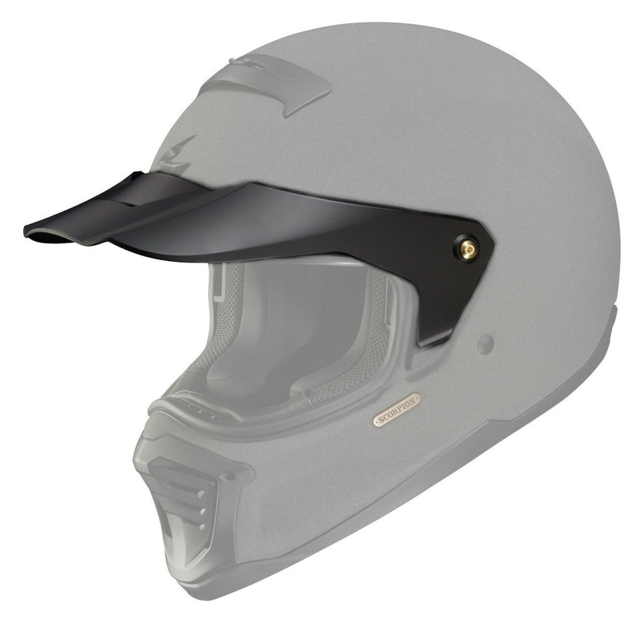 Helmet Accessories * | Scorpion Exo Hx1 Peak Visor Matte Black