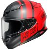 Full Face * | Shoei Helmets Shoei Rf-1400 Mm93 Track Helmet Red/Black